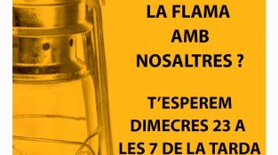 Baixada de la Flama del Canigó des de la Torre del Carmanxel