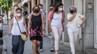 Visita a la Jonquera de la diputada Montse Bassa d'ERC al Congrés de Diputats de Madrid