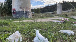 Deixalles i perills generats per la prostitució a la captació vella d'aigües de la Jonquera