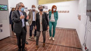 La Consellera de Justícia Lourdes Ciuró, de visita oficial a la Jonquer