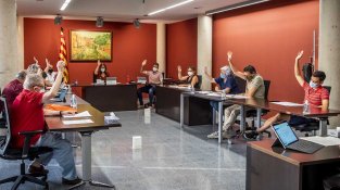 Una imatge del Ple Municipal del passat juliol