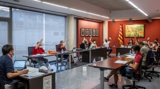 Una imatge del Ple Municipal del passat juliol