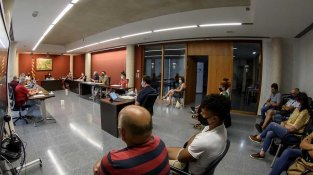 Una imatge del Ple Municipal de juliol