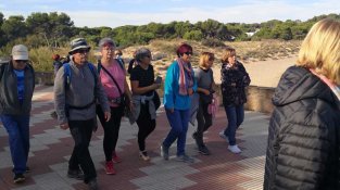 De visita pel Camí de Ronda entre L'Escala i Sant Martí d'Empúries