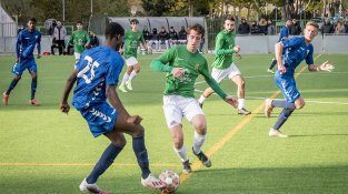 Una de les imatges que va deixar el partit