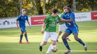 Una de les imatges que va deixar el partit