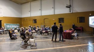 Activistes d'ALLIMO van ser presents a la sessió informativa de l'empresa Enel