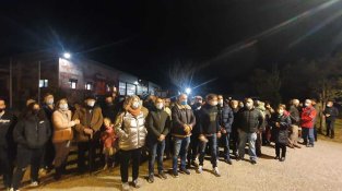 Vídeo. Concentració davant parc de bombers de la Jonquera