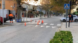 Pas de vianants del carrer Carles Bosch de la Trinxeria