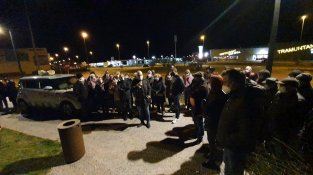 Les mobilitzacions es fan a davant del parc