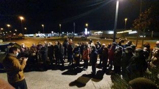 Les mobilitzacions es fan a davant del parc