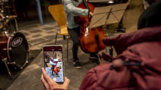 La celebració es va fer als Porxos de Can Laporta