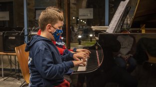 La celebració es va fer als Porxos de Can Laporta