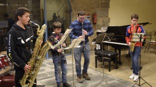 La celebració es va fer als Porxos de Can Laporta