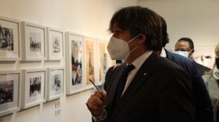 Un moment de la inauguració