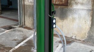 L'aparell, a la plaça Nova