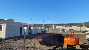 S'ubicarà a davant del parc de Bombers