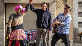 L'espectacle infantil es va fer al carrer Major