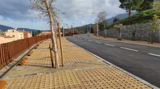 La zona ofereix una imatge totalment renovada