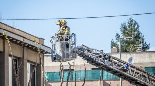 Els efectes del vent a la Jonquera