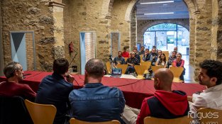 La segona taula rodona del centenari de la UE La Jonquera, en imatges