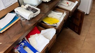 Els lladres també han provocat diverses destrosses