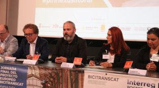 Sònia Martínez ha participat a la presentació com a presidenta del Consell Comarcal