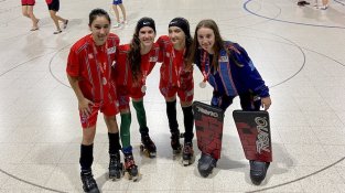 Quatre jugadores del CP Jonquerenc, subcampiones de Catalunya amb la selecció gironina