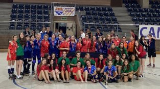 Quatre jugadores del CP Jonquerenc, subcampiones de Catalunya amb la selecció gironina