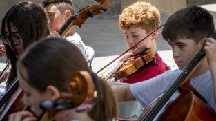 El projecte compta amb la col·laboració de l'Escola de Música