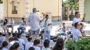 El projecte compta amb la col·laboració de l'Escola de Música