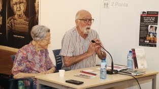 Remei Oliva, de 103 anys, a la Jonquera