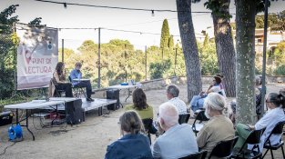 Tània Juste explica la seva darrera novel·la al Punt de lectura d'Agullana