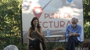 Tània Juste explica la seva darrera novel·la al Punt de lectura d'Agullana