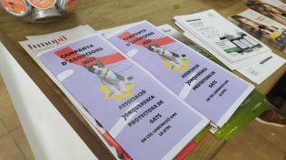 L'Associació Jonquerenca Protectora de Gats es presenta en públic