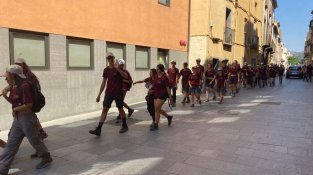 La comitiva va descobrir la ruta dels búnquers