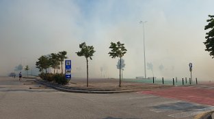 Així va quedar la zona afectada