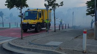 Així va quedar la zona afectada