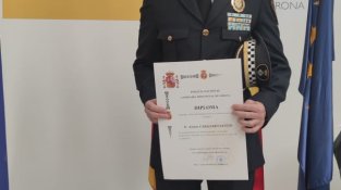 Caballero, amb el reconeixement (cliqueu per ampliar)