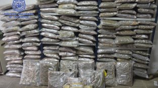 Tota la droga interceptada a l'autocaravana