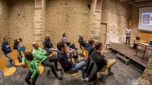 Lluís Sala, en un moment de la conferència