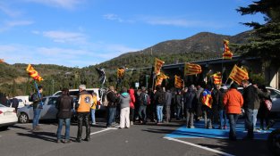 Els manifestants van aconseguir col·lapsar l'N-II