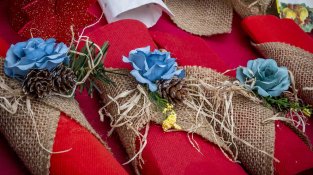 La parada, ahir, a davant de la Societat