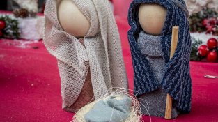 La parada, ahir, a davant de la Societat