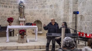 Després de la missa i el concert s'ha fet un aperitiu popular