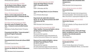 Programació completa (cliqueu per ampliar)