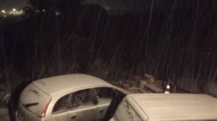 Imatge d'ahir a la nit a la Jonquera