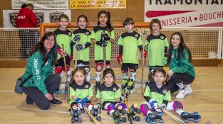 L'equip d'escoleta del CP Jonqueren