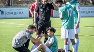 La victòria del primer equip de la UE La Jonquera, en imatges