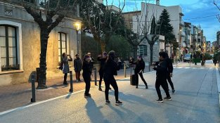 Performance a càrrec del grup jove